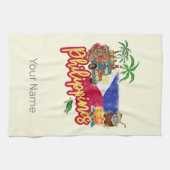 Filippijnen Tarsier vlag Palm Souvenir Theedoek (Horizontaal)