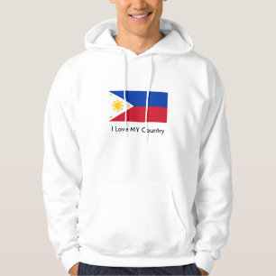 Filippijnen Vlag van het museum Zazzle I Love MY Hoodie