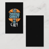 Filippijnen voor religieuze Basketball Player 4:13 Visitekaartje (Voorkant / Achterkant)