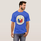 Filippijnen Wapen Cirkelvorm T-shirt (Voorkant volledig)