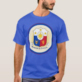Filippijnen Wapen Cirkelvorm T-shirt (Voorkant)