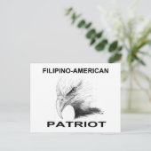 Filippijns-Amerikaans Briefkaart (Staand voorkant)