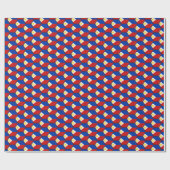 Filippijns Vlag Honeycomb Wrapping Paper Cadeaupapier (Vlak)