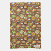 Filippijns voedselpatroon theedoek (Verticaal)