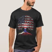 Filippijnse Amerikaanse geteelde wortels boom land T-shirt (Voorkant)
