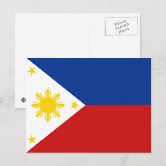 Filippijnse Briefkaart (Voorkant / Achterkant)