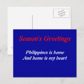 Filippijnse briefkaarten (Voorkant / Achterkant)