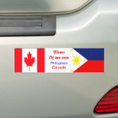 Filippijnse canadese bumperstickers (Op auto)