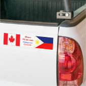 Filippijnse canadese bumperstickers (Op Truck)