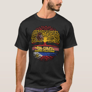Filippijnse Filipijnen Spanje - vlag van boomstamm T-shirt