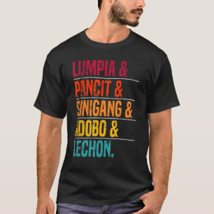 Filippijnse Food Lover Foodie Filippijnen Keuken T-shirt