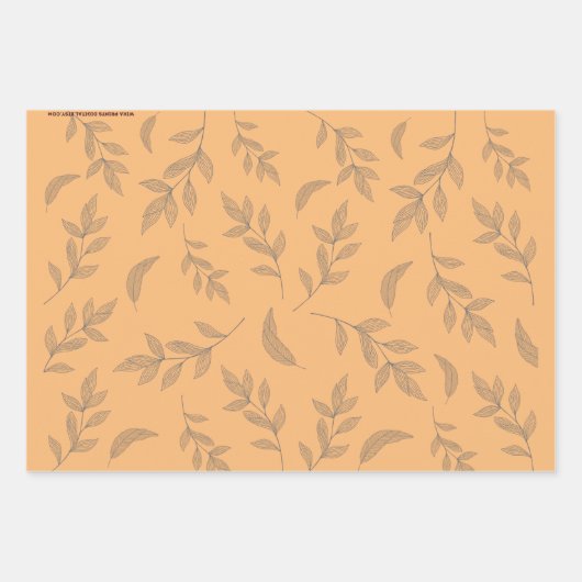 Filippijnse, geïnspireerde Gift Wrapping Paper Set (Voorkant)