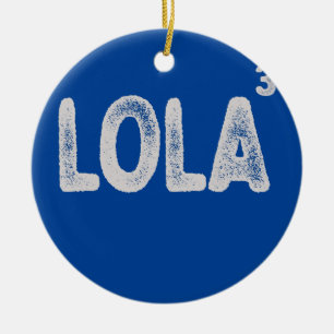 Filippijnse grootmoeder van drie Funny Lola Womens Keramisch Ornament