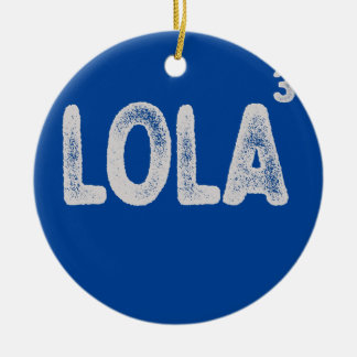 Filippijnse grootmoeder van drie Funny Lola Womens Keramisch Ornament