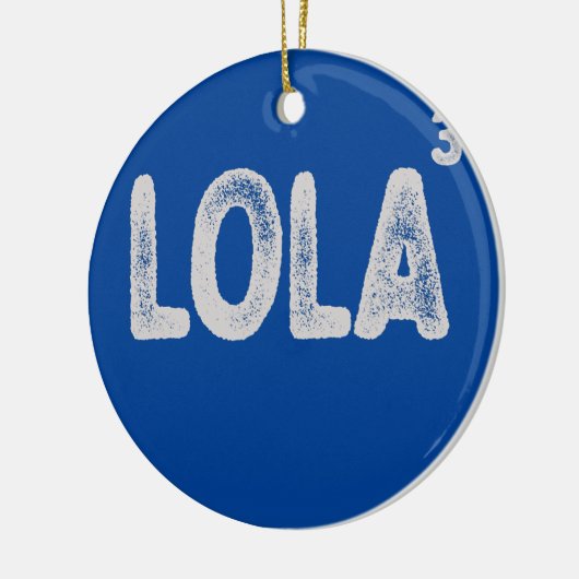 Filippijnse grootmoeder van drie Funny Lola Womens Keramisch Ornament (Links)