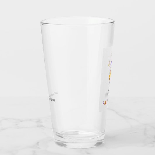 Filippijnse Halo Halo Waterverf Afdrukken Glas (Rechts)
