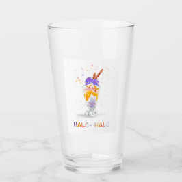 Filippijnse Halo Halo Waterverf Afdrukken Glas