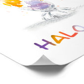 Filippijnse Halo Halo Waterverf Afdrukken Poster (Hoek)