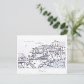 Filippijnse handschets briefkaart (Staand voorkant)