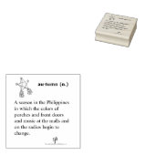 Filippijnse herfst rubberstempel (Gestempeld)