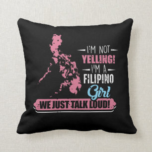 Filippijnse Humor Filipino Yelling Filipina Kussen