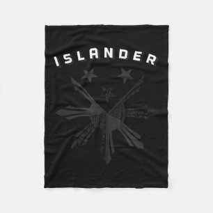 Filippijnse krijger Hawaiian Polynesische Tribal T Fleece Deken