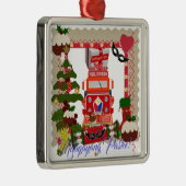 Filippijnse lantaarn, parol, vlag, Balikbayan Box Metalen Ornament (Rechts)