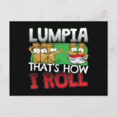 Filippijnse Lumpia Food Cartoon Briefkaart (Voorkant)