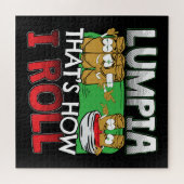 Filippijnse Lumpia Food Cartoon Legpuzzel (Horizontaal)