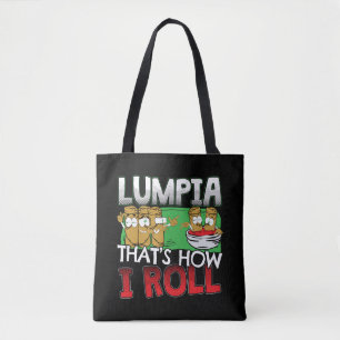 Filippijnse Lumpia Food Cartoon Tote Bag
