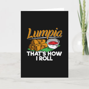 Filippijnse Lumpia Food Quote Kaart