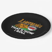 Filippijnse Lumpia Food Quote Papieren Bordje (Gekanteld)