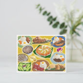 Filippijnse maaltijden / pinoy Comfort Food Briefkaart (Staand voorkant)