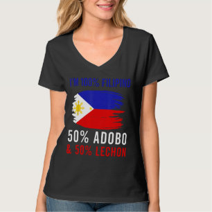 Filippijnse Mannen Vrouwen Filipijnen Vlag Voedsel T-shirt