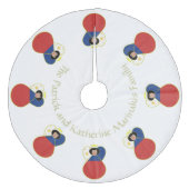 Filippijnse of Filippijnse Angel Flag Fleece Kerstboom Rok (Voorkant)