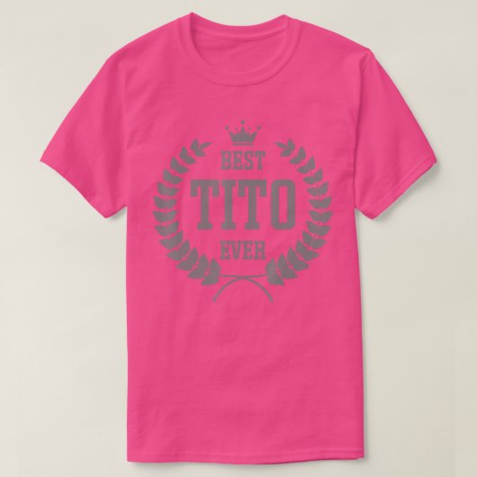 Filippijnse oom Tito kleding beste Tito ooit 1 T-shirt (Design voorkant)