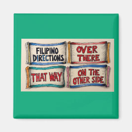 Filippijnse straat routebeschrijving magneet