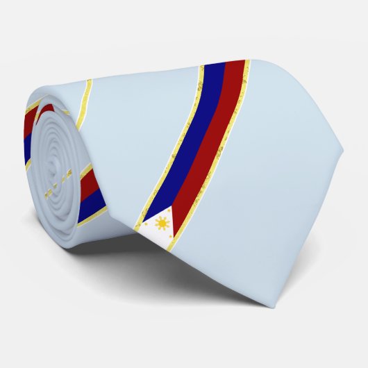 Filippijnse stripvlag stropdas (Opgerold)