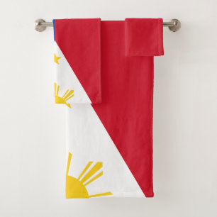Filippijnse vlag bad handdoek