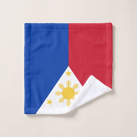Filippijnse vlag bad handdoek (Wasdoekje)