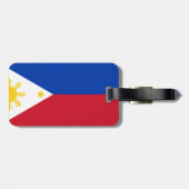 Filippijnse vlag bagagelabel (Achterkant horizontaal)