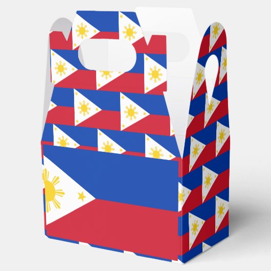 Filippijnse vlag bedankdoosjes (Geopend)