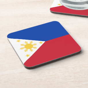 Filippijnse vlag bier onderzetter