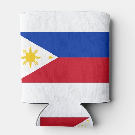 Filippijnse vlag blikjeskoeler (Achterkant)