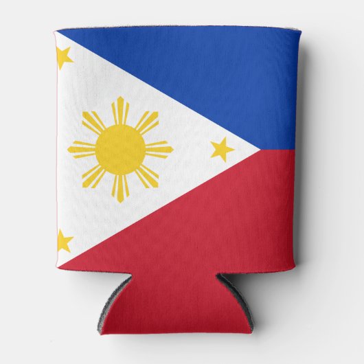 Filippijnse vlag blikjeskoeler (Voorkant)