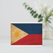 Filippijnse vlag briefkaart (Staand voorkant)