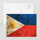  Filippijnse vlag Briefkaart (Voorkant / Achterkant)