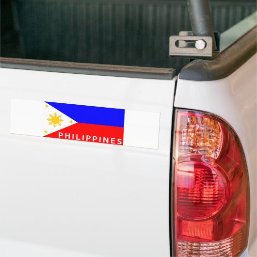 Filippijnse vlag bumpersticker (Op Truck)