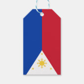 Filippijnse vlag cadeaulabel (Voorkant)