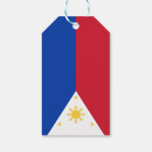 Filippijnse vlag cadeaulabel (Achterkant)